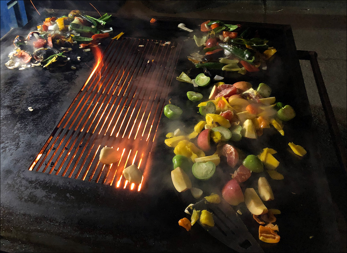 Street Tacos on the Andrew Parent Peacemaker Grill Flat Top 4x4