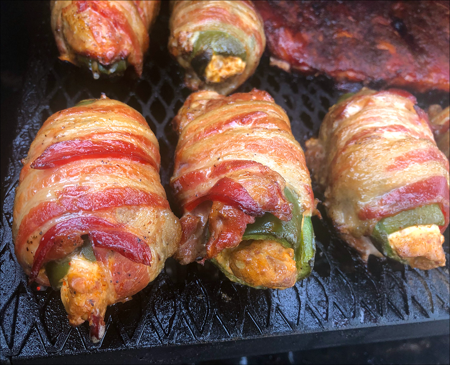 Jalepeno Poppers Bacon-Wrapped on a Peacemaker Grill Andrew Parent