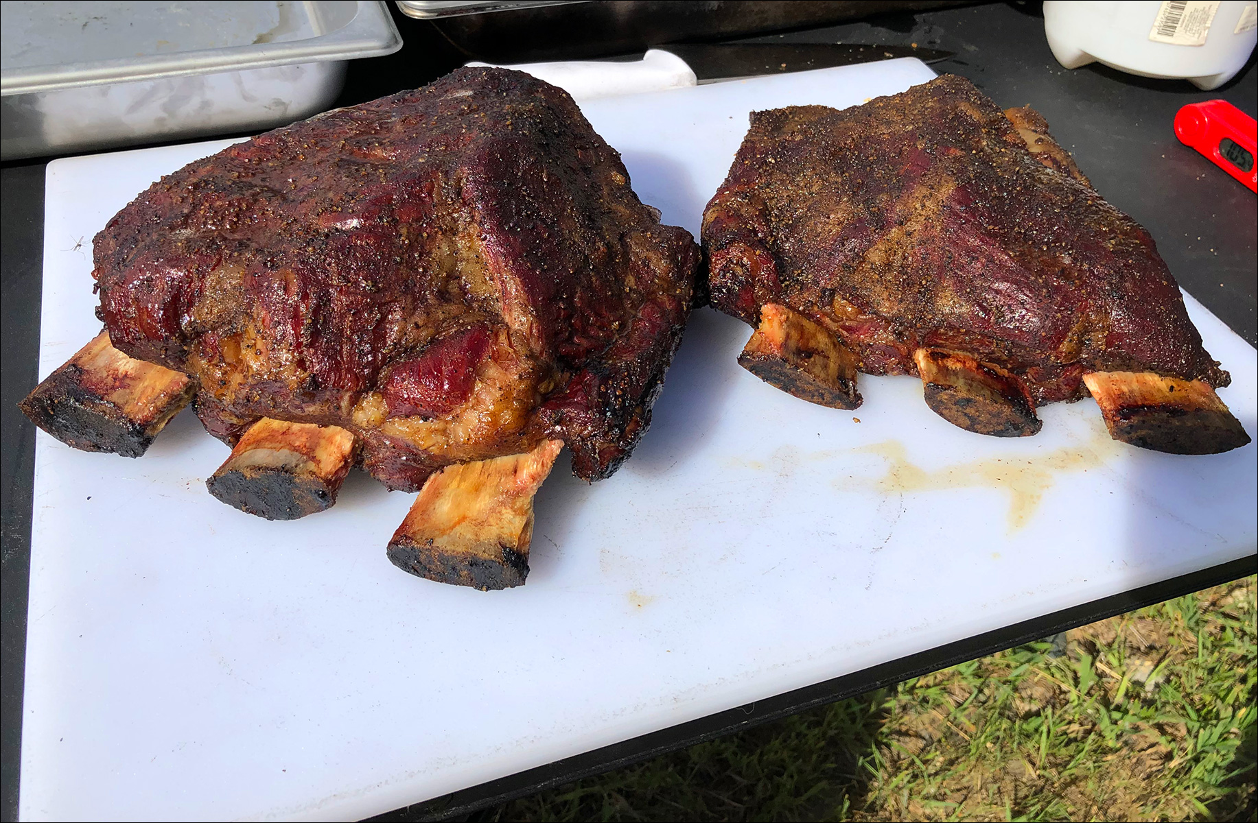 Ribs Beef on a Peacemaker Grill Andrew Parent