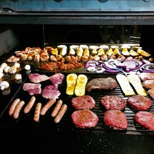 Variety Big Spread on a Peacemaker Grill Andrew Parent
