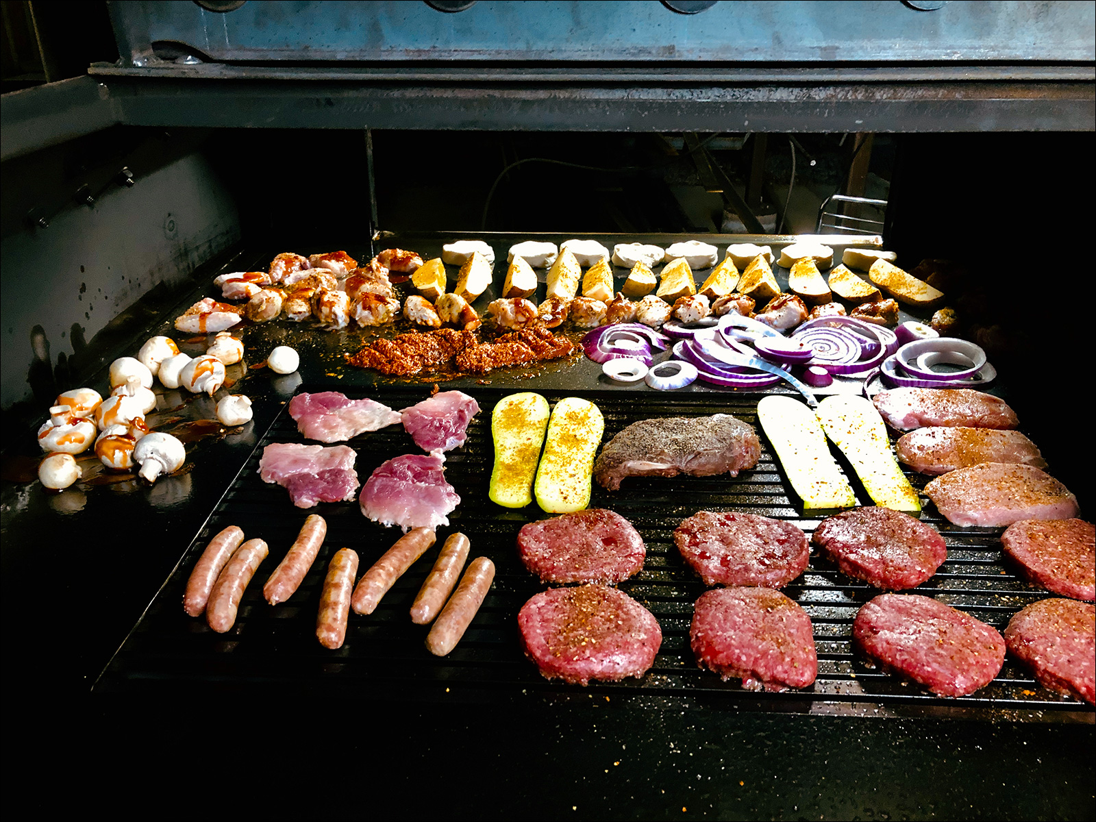 Variety Big Spread on a Peacemaker Grill Andrew Parent